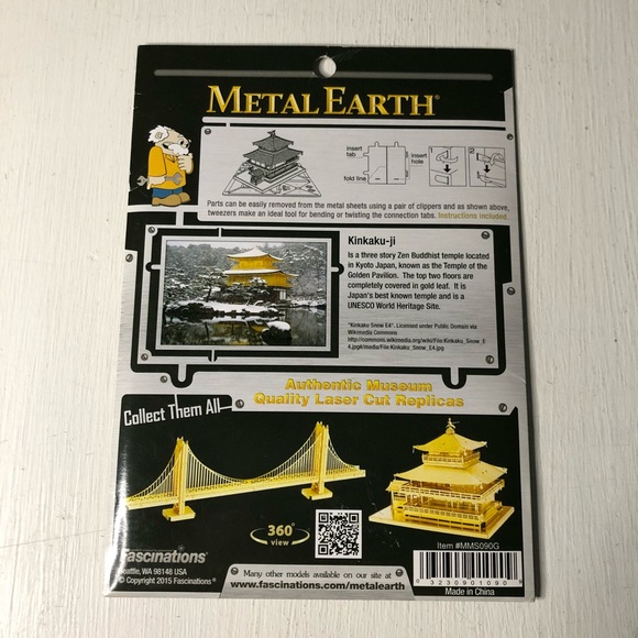 *RARE* Metal Earth Kinkaku-ji 3D Model - Picture 5 of 6
